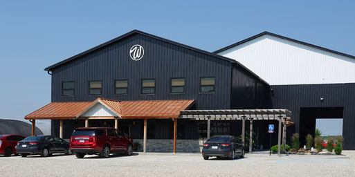 A photo of Wasson's Outdoor Design Build headquarters in the design barn