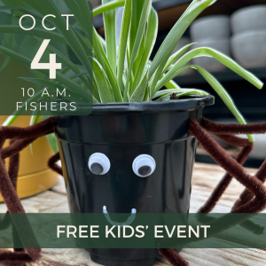 Event image showing a spooky plant bucket