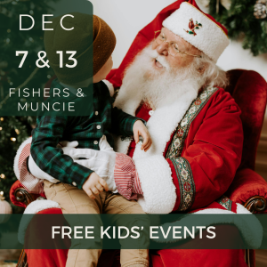 Event image showing a child making ornaments