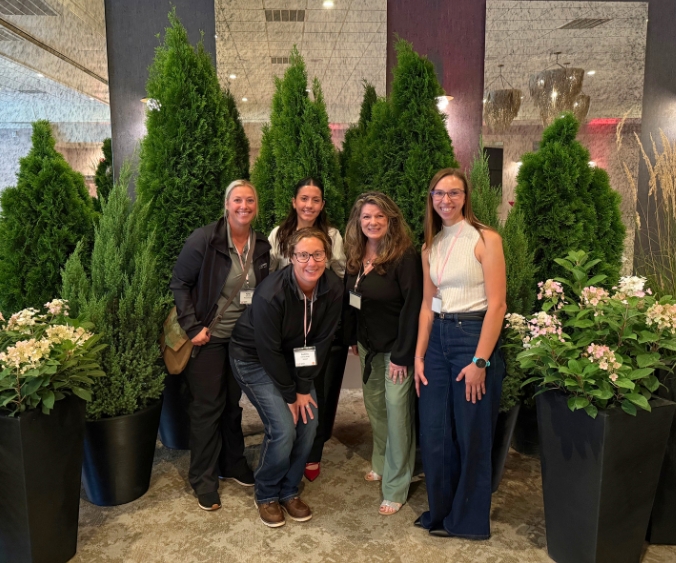 wasson seasonal color rental display at event