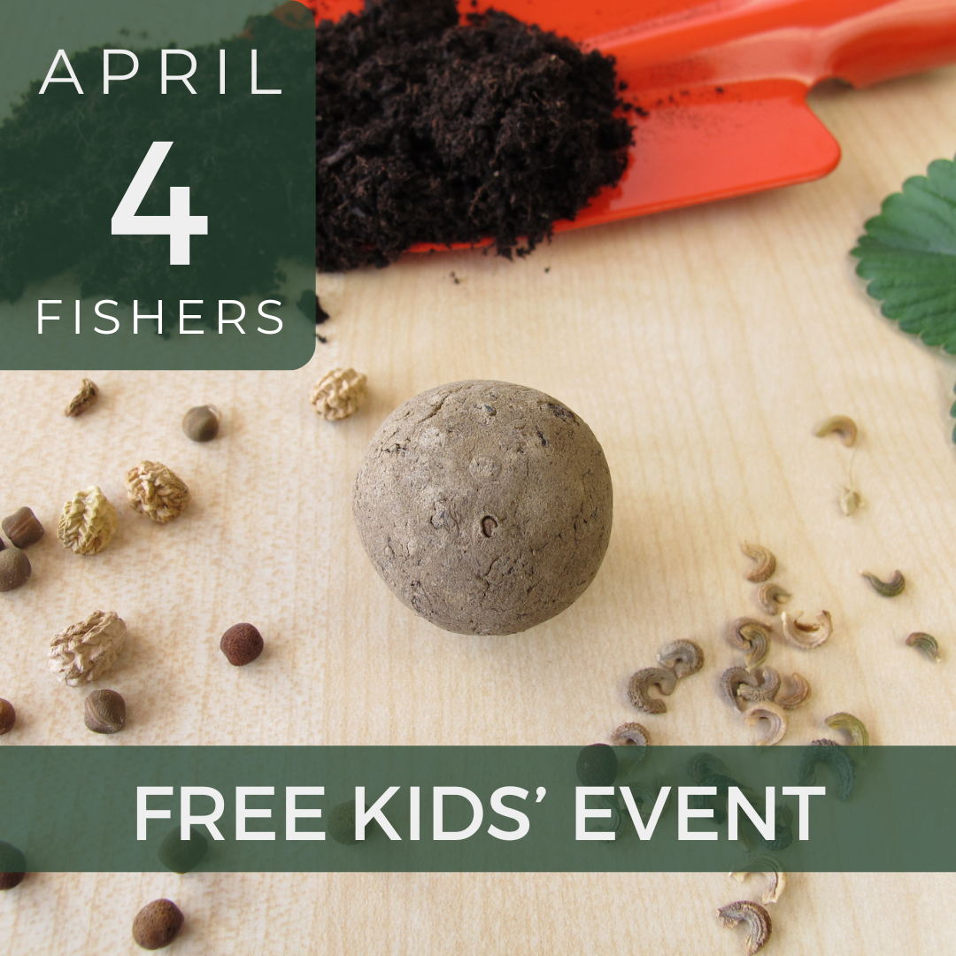Free Kids' Event Poster for Earth Day Seed Bomb