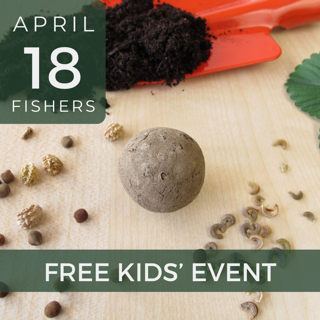 Photo showing Earth Day seed bomb