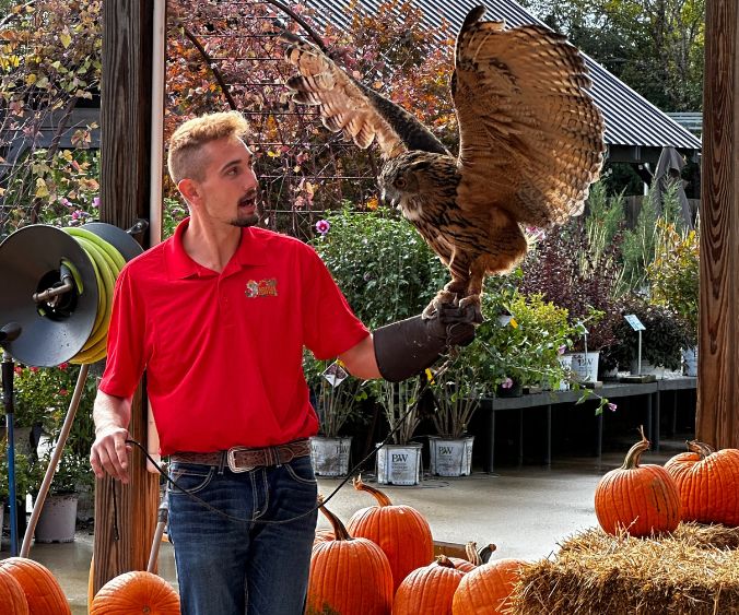 fall festival animal presentation at wasson in fishers